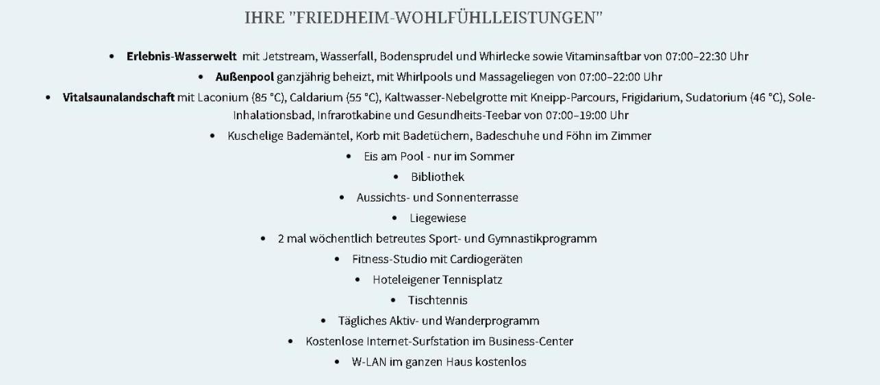 מלון ווירברג Sonnenresidenz Friedheim מראה חיצוני תמונה